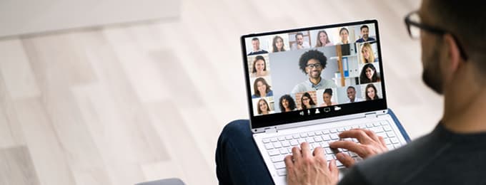 Man on laptop